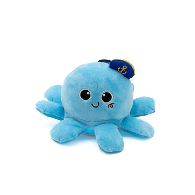 Nieuwe verlichting, zingen, cirkelen, opnemen en herhalen Octopus Plush Toy BSCI Factory
