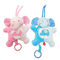 0.2M Pink Blue Infant het Pluchespeelgoed gluurt een Katoen van Boo Musical Elephant Stuffed Animal pp
