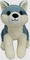 16cm 6,3 die Duim Wolf Wild Animal Plush Toys uit Gerecycleerde Vriendschappelijke Materialenbaby wordt gemaakt
