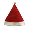 0.4M 15.75in Rood Fluweel Santa And White Christmas Hat met McDonald-Embleem