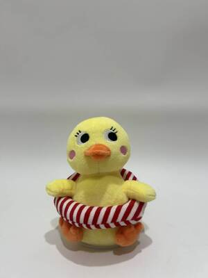 Registratie en herhaling van bewegende linker en rechter eend met een zwemring