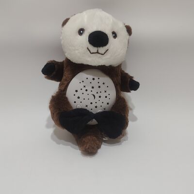 Muziek Plush Otter Licht Projector Speelgoed