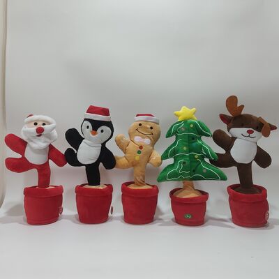 Zingen en dansen Kerstserie Kerstman Peperbrood Man Kerstboom Pinguïns Eland