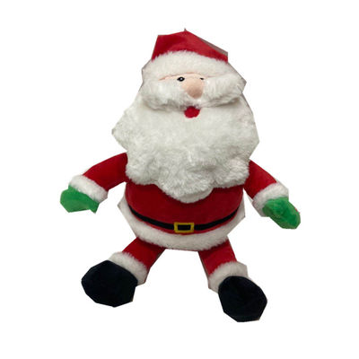 0.28m 11,02“ het Zingen Santa Claus Father Christmas Cuddly Toy LEIDEN Licht