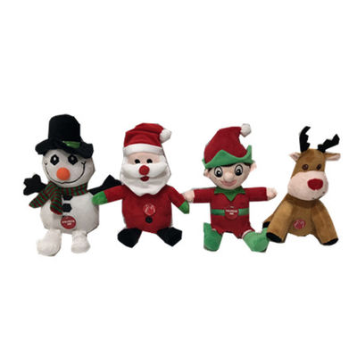 4 ASSTD 0.23M 9.06IN het Speelgoed Frosty The Snowman Stuffed Animal van de Kerstmispluche