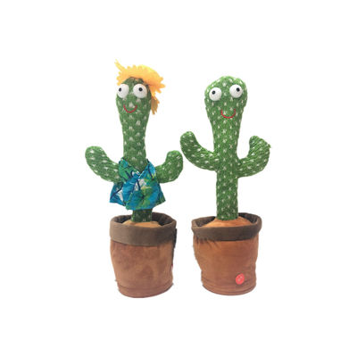 Plucheopname die Zingende Dansende Cactus 33cm herhalen