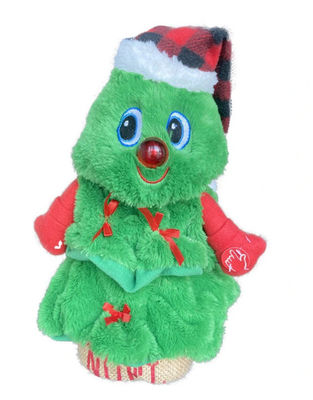 De Lichten van Kerstmissanta tree plush toy with