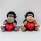 Pluche Toy Gorilla With Red Heart Item met BSCI-Controle
