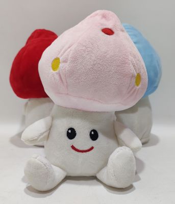 Drie kleuren plaat bewegende paddestoelen links en rechts elektrisch pluis speelgoed zachte comfort pop