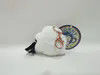 Gezellige witte spook schooltas charmante schattig pluis pop sleutelhanger