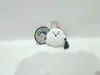 Gezellige witte spook schooltas charmante schattig pluis pop sleutelhanger