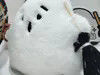 Gezellige witte spook schooltas charmante schattig pluis pop sleutelhanger