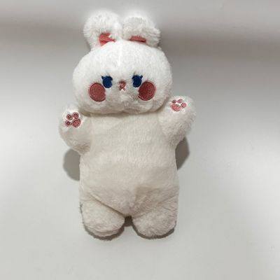 Aanpasbare schattig gevulde pluis speelgoed met rits wortelvormige konijnen