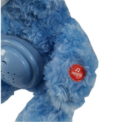 Hot-selling LED gevulde dier kleurrijk gloeiende pluis Teddy Bear projectie licht wiegeluid pluis Teddy Bear