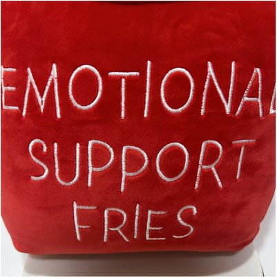 Emotionele frietjes 35cm schattig ondersteunend kussen huisversiering knuffel pluis speeltje