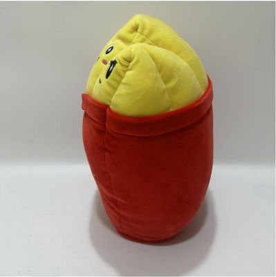 Emotionele frietjes 35cm schattig ondersteunend kussen huisversiering knuffel pluis speeltje