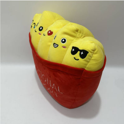 Emotionele frietjes 35cm schattig ondersteunend kussen huisversiering knuffel pluis speeltje