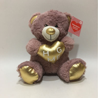 Hot-Selling Wholesale Plush Toy Valentijnsdag Teddy Bear met Hart Zoet cadeau voor geliefden