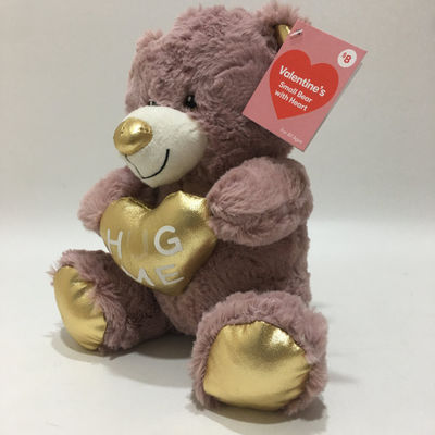 Hot-Selling Wholesale Plush Toy Valentijnsdag Teddy Bear met Hart Zoet cadeau voor geliefden