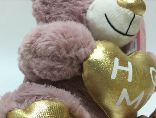 Hot-Selling Wholesale Plush Toy Valentijnsdag Teddy Bear met Hart Zoet cadeau voor geliefden