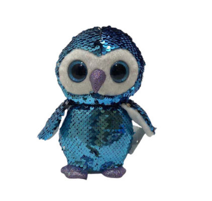 Hot-Selling Voice Recording & Herhaling Plush Flip Sequin Penguin Toy