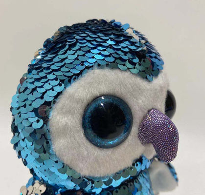 Hot-Selling Voice Recording & Herhaling Plush Flip Sequin Penguin Toy