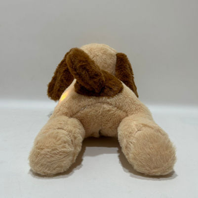 Wollige en comfortabele pluis speelgoed puppy met verlichting muziek functie
