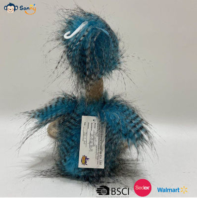 OEM-fabriek Groothandel Custom Blauwe Pauw Vloer Struisvogel Plush Speelgoed Geschenk Gevulde Dier