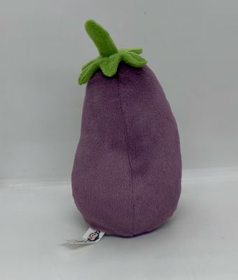 Paarse Aubergine Opname Pluche Speelgoed Gemaakt van Pluche Materiaal en 100% PP Katoen