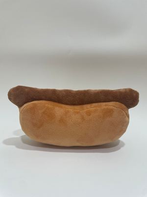 7 stuks gevarieerd hotdog pluis speelgoed, schattig voedsel gevulde dieren voor kinderen en huisversiering