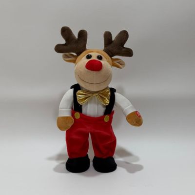 Zingende & Dansende Kerstman en Rendier