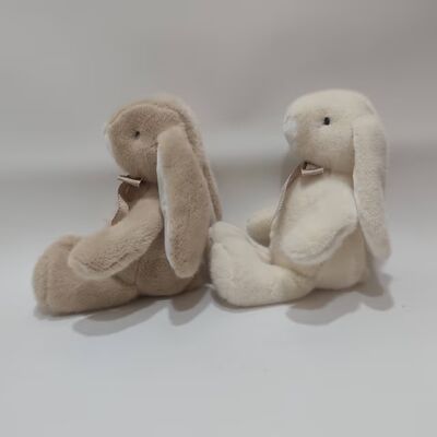 2 Gevarieerd Zittend Lop-Oor Rabbit Plush Speelgoed Zachte & Schattige Gevulde konijn voor baby