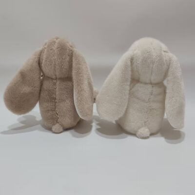 2 Gevarieerd Zittend Lop-Oor Rabbit Plush Speelgoed Zachte & Schattige Gevulde konijn voor baby