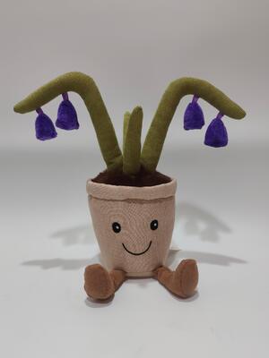 Bulebell Opname Knuffel Gemaakt van Pluche Materiaal en 100% PP Katoen