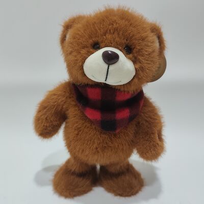 Interactive Singing & Side-to-Side Walking Bear Plush
