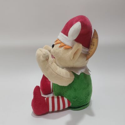 Peekaboo Elf met muziek en bewegende armen