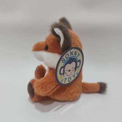 Zacht en knuffelend sprekende vos, pluizige stofferij te koop