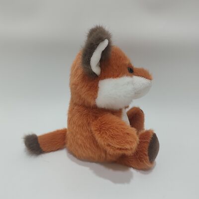 Zacht en knuffelend sprekende vos, pluizige stofferij te koop