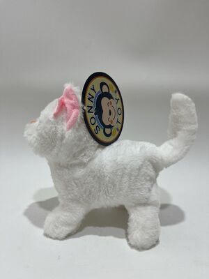 Aangepast Ontwerp Pluche Dier Schattige Schattige Lopende Kat Elektronisch Pluche Speelgoed
