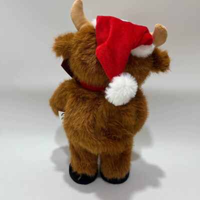 Zingend & Dansend Kerst Schotse Hooglander Pluche Speelgoed Muzikaal Geanimeerd Knuffeldier Kerst Schotse Hooglander Pop