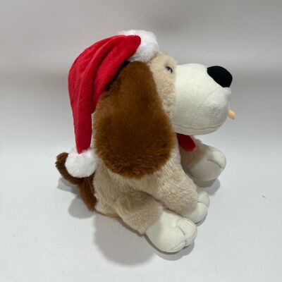 Schattige dansende hondenknuffel met leuke muziekfuncties