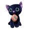 Sprekende Realistische Zwarte Cat Halloween Stuffed Animal 0.18M 7.09ft