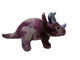Polyester die van pluche de Purpere Triceratops Speelgoed 26cm vullen