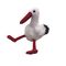 Het herhalen van Opnamepluche Toy Moving White Stork