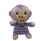 15CM Fisher Price Plush Purple Monkey vulde Dierlijke Gift voor Jonge geitjes