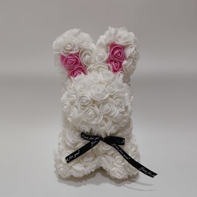 Valentijnsdag Roos Bunny Plush Speelgoed Romantisch Geschenk Voor Koppels