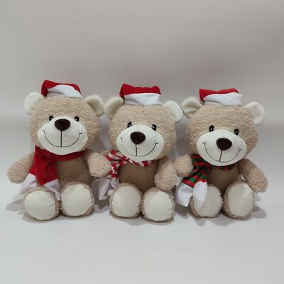 3 verschillende kerst pluis beren zachte feestdag teddybeer cadeau set