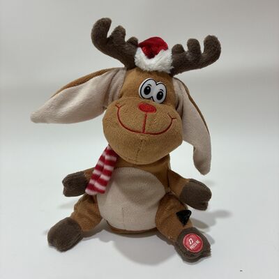 Kerstschuddende oren herinnering knuffel met muziek