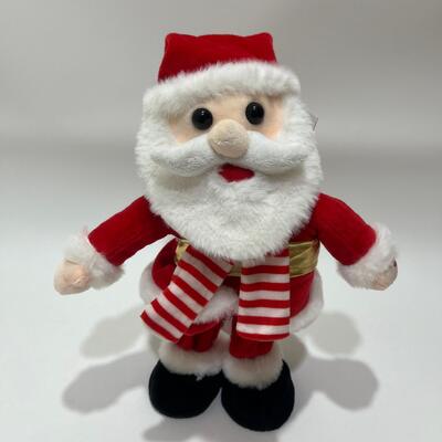 Zingende & Dansende Kerstman Pluche Speelgoed Met Muziek